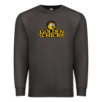 Smoke suitable-golden-chick-worn Premium Sweatshirt - linhVisuals