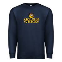 Navy suitable-golden-chick-worn Premium Sweatshirt - linhVisuals