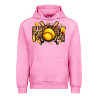 Fuchsia Pink softball mom Urban Hoodie - Jasminsmagicworld