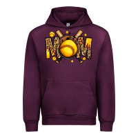 Mauve Wine softball mom Urban Hoodie - Jasminsmagicworld