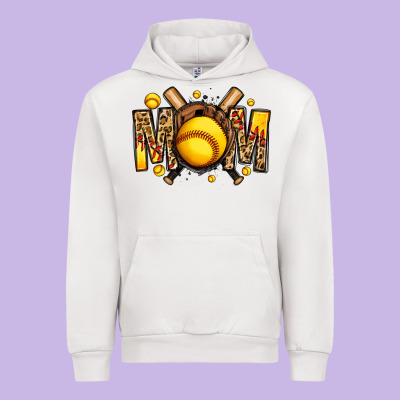 Softball Mom Urban Hoodie Designed By Jasminsmagicworld