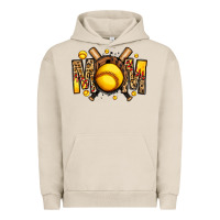 Pigment French Oak softball mom Urban Hoodie - Jasminsmagicworld