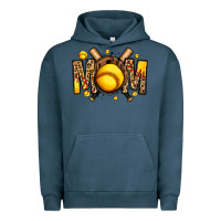 Pigment Midnight Navy softball mom Urban Hoodie - Jasminsmagicworld