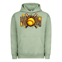 Pigment Oil Green softball mom Urban Hoodie - Jasminsmagicworld