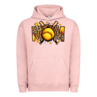 Pigment Salmon softball mom Urban Hoodie - Jasminsmagicworld