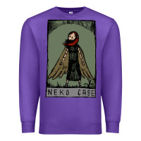 Purple neko case clässic Premium Sweatshirt - linhVisuals