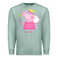 Seafoam pig Premium Sweatshirt - linhVisuals