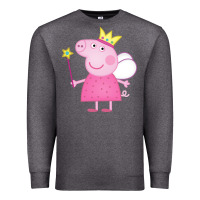 Charcoal Heather pig Premium Sweatshirt - linhVisuals