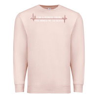 Pale Pink for a minute there you bored me to death Premium Sweatshirt - linhVisuals