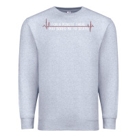 Heather Grey for a minute there you bored me to death Premium Sweatshirt - linhVisuals