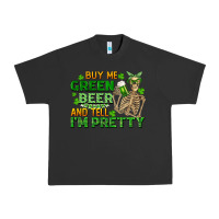 Pigment Black buy me green beer and tell me i'm pretty Urban Heavy Tee - FaDigitalArtStudio