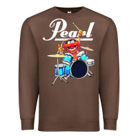 Chestnut the muppet show animal playing pearl drums Premium Sweatshirt - linhVisuals