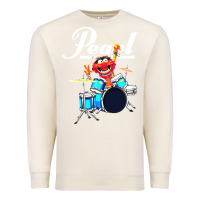 Sandshell the muppet show animal playing pearl drums Premium Sweatshirt - linhVisuals