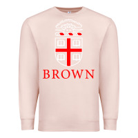 Pale Pink brown university Premium Sweatshirt - linhVisuals