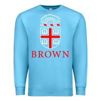 Ocean Blue brown university Premium Sweatshirt - linhVisuals