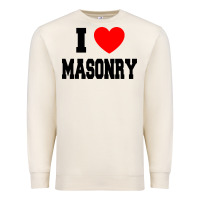 Sandshell i love masonry Premium Sweatshirt - linhVisuals