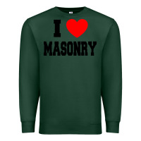 Sports Green i love masonry Premium Sweatshirt - linhVisuals