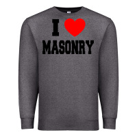 Charcoal Heather i love masonry Premium Sweatshirt - linhVisuals
