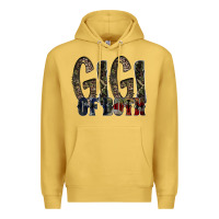 Antique Gold gigi of both Premium Hoodie - RacoonDesign