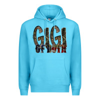 Ocean Blue gigi of both Premium Hoodie - RacoonDesign