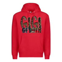 Red gigi of both Premium Hoodie - RacoonDesign