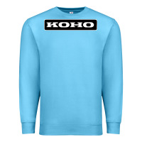 Ocean Blue Koho Premium Sweatshirt - linhVisuals