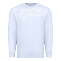 White rooster teeth Premium Sweatshirt - linhVisuals