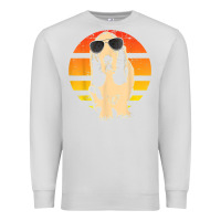 Dove Grey retro basset hound t shirt men women kids gift t shirt Premium Sweatshirt - linhVisuals