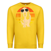 Lemon retro basset hound t shirt men women kids gift t shirt Premium Sweatshirt - linhVisuals