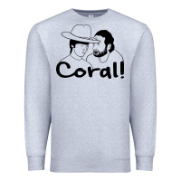 Heather Grey the walking dead  coral Premium Sweatshirt - linhVisuals