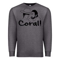 Charcoal Heather the walking dead  coral Premium Sweatshirt - linhVisuals