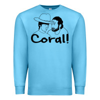 Ocean Blue the walking dead  coral Premium Sweatshirt - linhVisuals