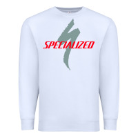 White Specialized Bikes Bicycle Premium Sweatshirt - linhVisuals