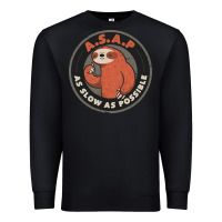 Black as slow as possible Premium Sweatshirt - linhVisuals