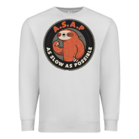 Dove Grey as slow as possible Premium Sweatshirt - linhVisuals