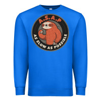 True Royal as slow as possible Premium Sweatshirt - linhVisuals