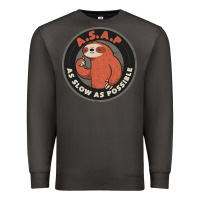 Smoke as slow as possible Premium Sweatshirt - linhVisuals