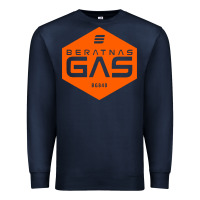 Navy beratnas gas Premium Sweatshirt - linhVisuals