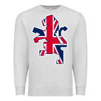 Dove Grey great britain national Premium Sweatshirt - linhVisuals