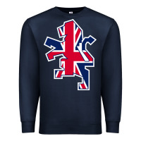 Navy great britain national Premium Sweatshirt - linhVisuals