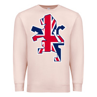 Pale Pink great britain national Premium Sweatshirt - linhVisuals