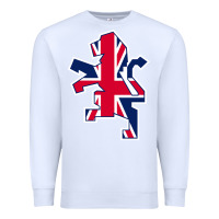White great britain national Premium Sweatshirt - linhVisuals