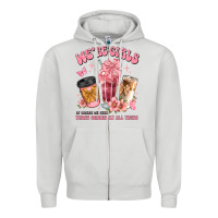 Dove Grey were girls of course we need three drinks at all t Zipper Hoodie - JahusDesignShop