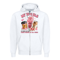 White were girls of course we need three drinks at all t Zipper Hoodie - JahusDesignShop