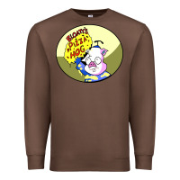 Chestnut bloaty pizza hog Premium Sweatshirt - linhVisuals