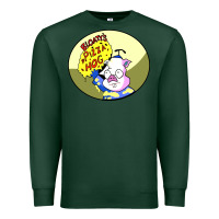 Sports Green bloaty pizza hog Premium Sweatshirt - linhVisuals