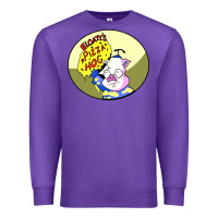 Purple bloaty pizza hog Premium Sweatshirt - linhVisuals