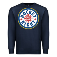 Navy hockey night in canada 1 Premium Sweatshirt - linhVisuals