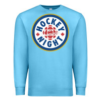 Ocean Blue hockey night in canada 1 Premium Sweatshirt - linhVisuals