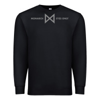 Black monarch eyes only Premium Sweatshirt - linhVisuals